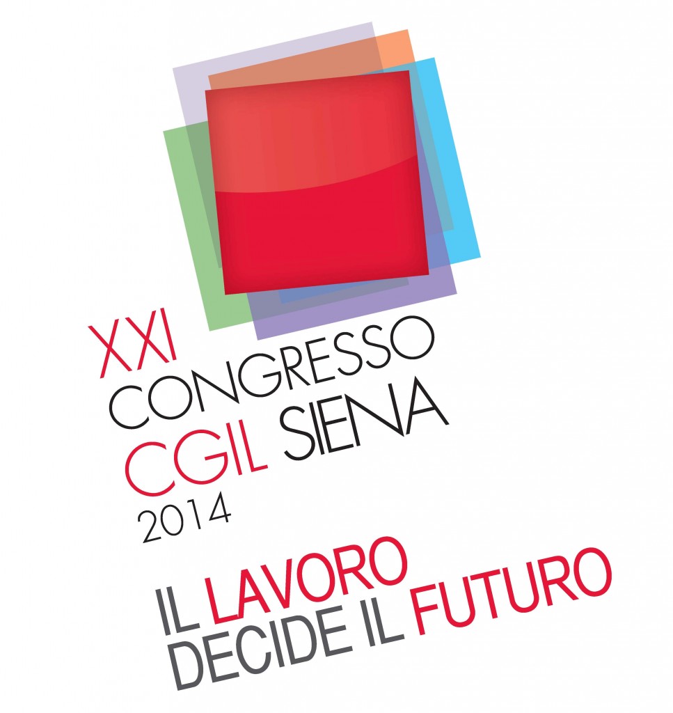 LOGO XXI CONGRESSO CGIL SIENA