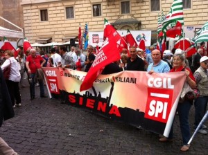 spi cgil siena a roma