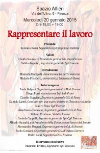 Rappresentare il lavoro